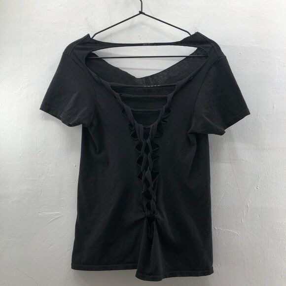 Dare To Keep Kids Off Drugs Distressed Up-Cycled T Shirt Black Sz S 100% Cotton - Picture 5 of 10